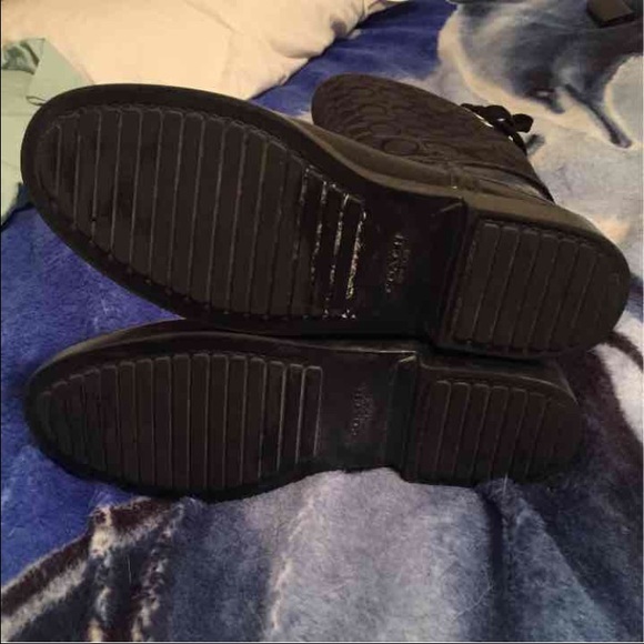 Coach lace up rain boots - Picture 3 of 4