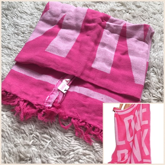 PINK Beach Blanket - Picture 1 of 5