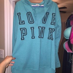 VS Pink High Low Thin Sweater (Hoodie)