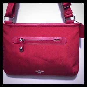 Red Coach Crossbody bag