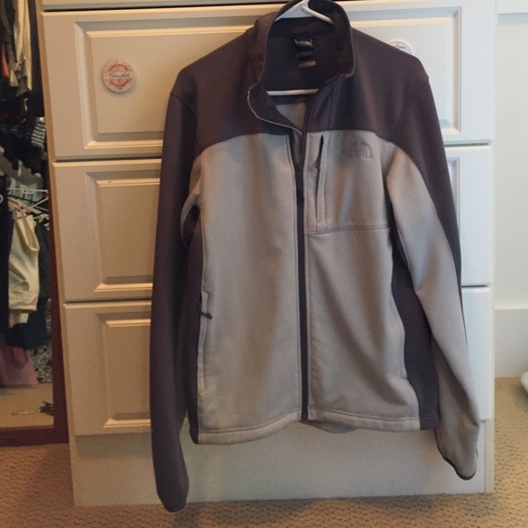 North face jacket men's medium gray