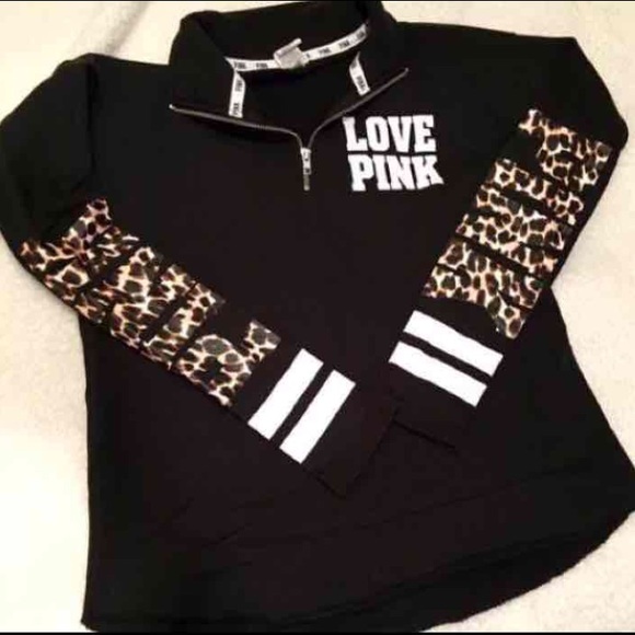 Vs pink cheetah half zipTRADE