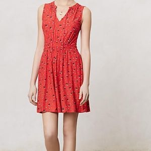 Anthropologie Pleated Skipper Dress