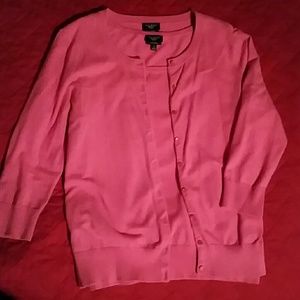 Sleeveless top with matching cardigan