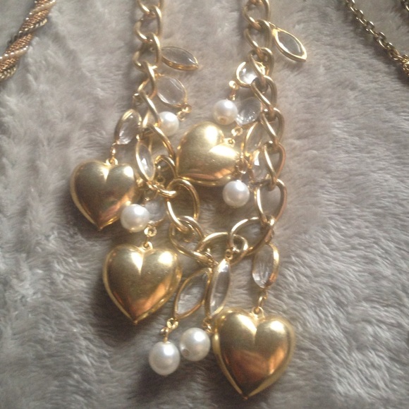 Chunky heart necklace