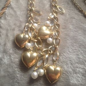 Chunky heart necklace