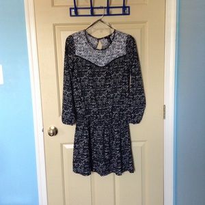 Black and white dress