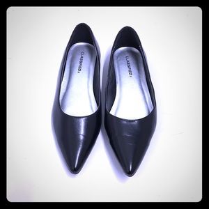 Classic black flats