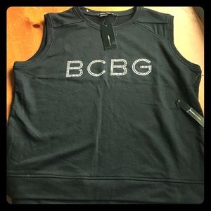 🎀BCBG MaxAzria Black Sleeveless Top. NWT🎀