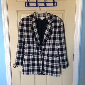 A blazer that's thick enough to be a jacket