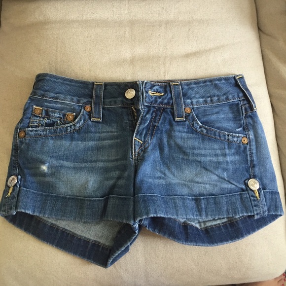 True Religion denim shorts