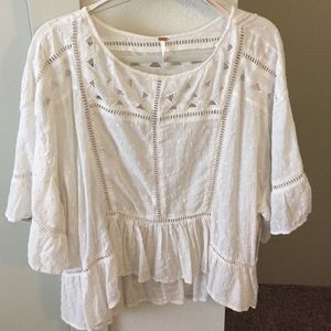 NWT Free People Ivory Shirt