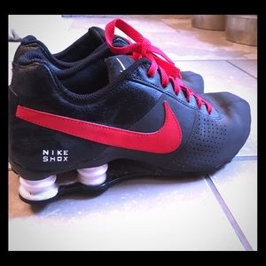 Red/Black Nike Shox Deliver