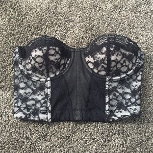 Lace bustier