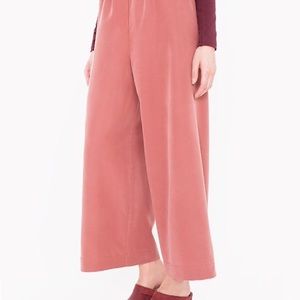 Faux silk culottes