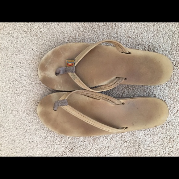 Rainbow Tan Sandals