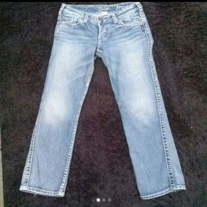 Silver Frances capris