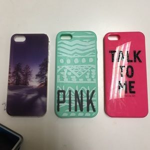 3 pack Victoria Secret iPhone 5S cases