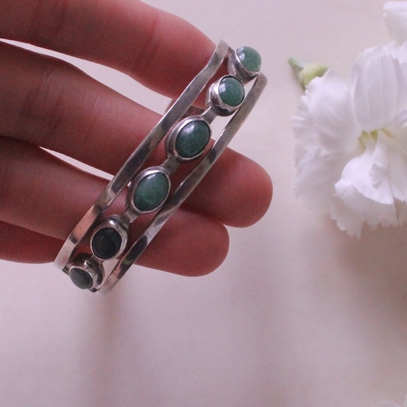 Jade 925 silver bracelet
