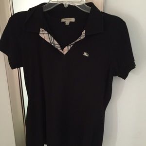 Burberry Woman's Polo, Black