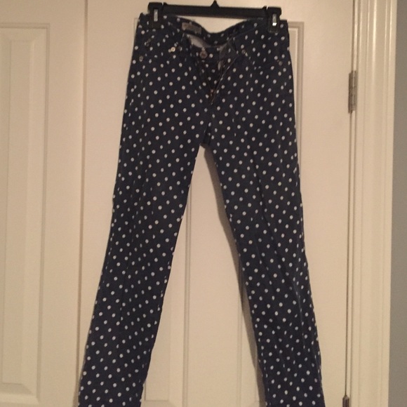 AG polka dot jeans