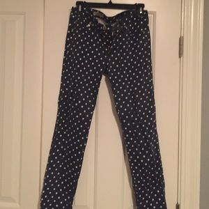 AG polka dot jeans