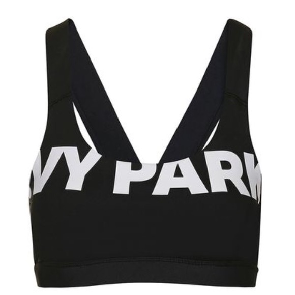 NWT Ivy Park Black Sports Bra - Picture 2 of 4