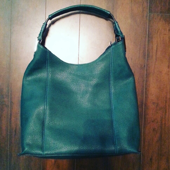 Dark green purse