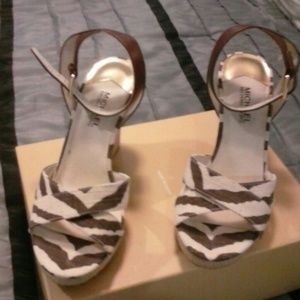 Michael kors ankle strap sandals