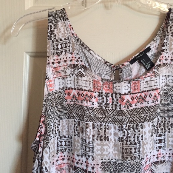 Aztec patterned crop top