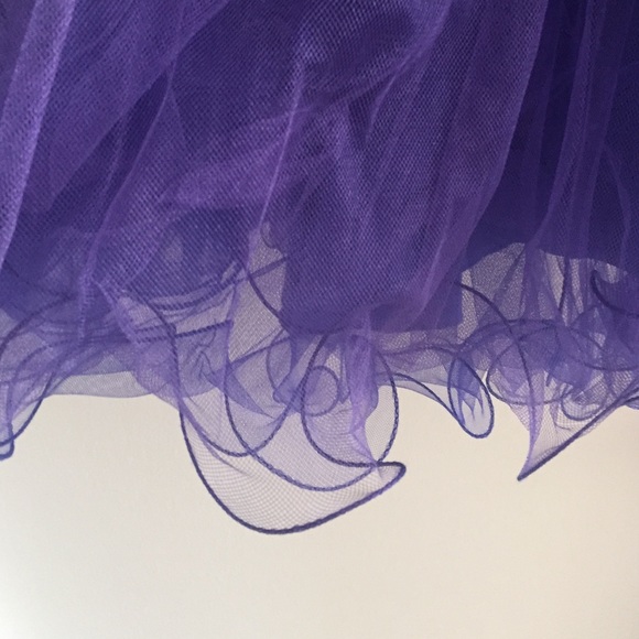 Sherri Hill Blue & Purple Corset Dress - Picture 3 of 3