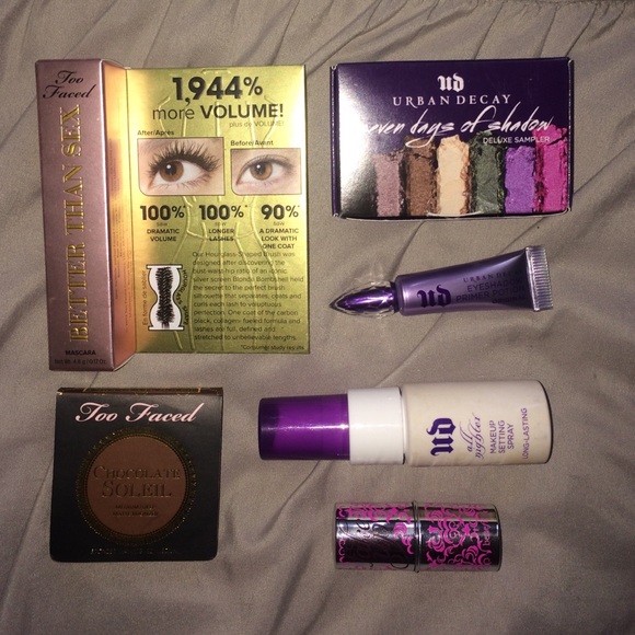 Too faced, urban decay, benefit bundle