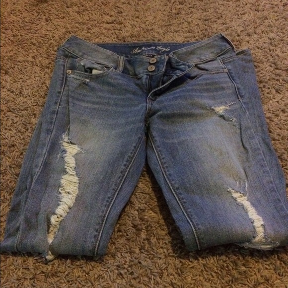 American Eagle destroyed jeans