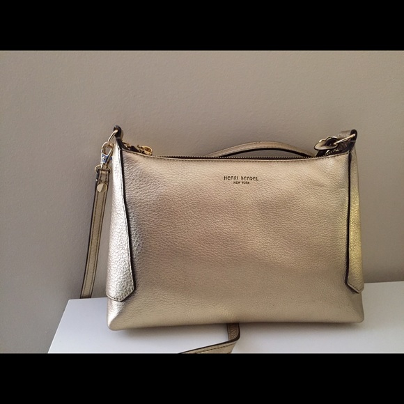 Gold crossbody or small handbag