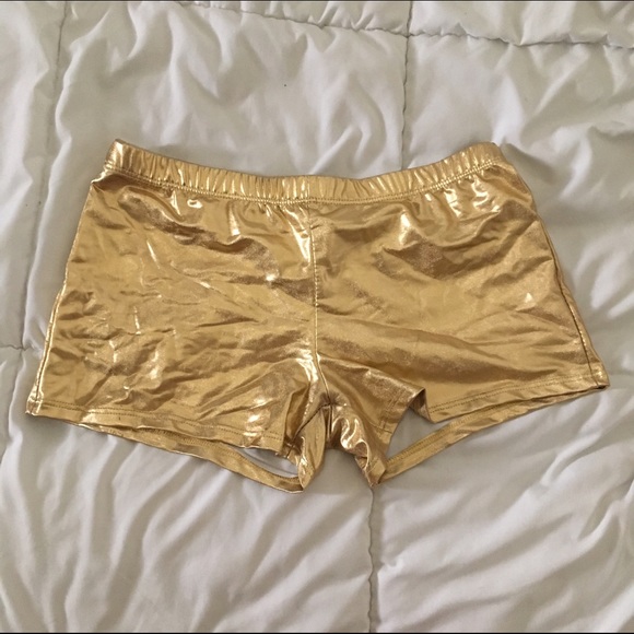 Metallic gold rave bottoms ✨