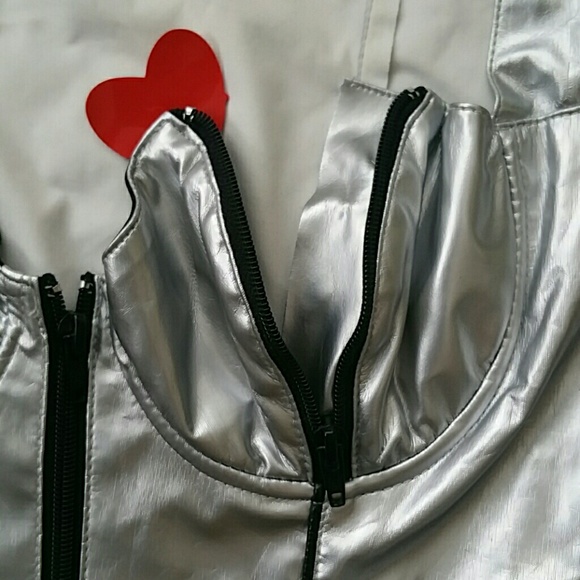 Metallic zipper dress - Picture 3 of 4