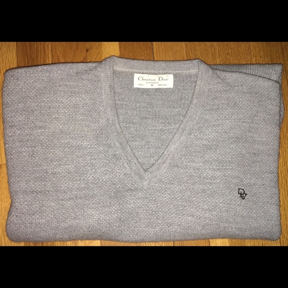 Christian Dior V-Neck Sweater