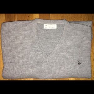 Christian Dior V-Neck Sweater