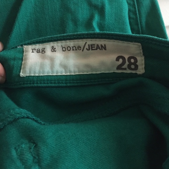 Green Rag and Bone jeans - Picture 2 of 2