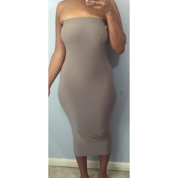 Tube midi dress