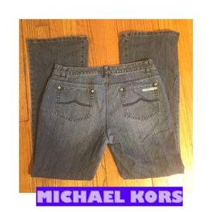 SALE🌷SZ 10- MICHAEL KORS BOOTCUT JEANS-32" INSEAM