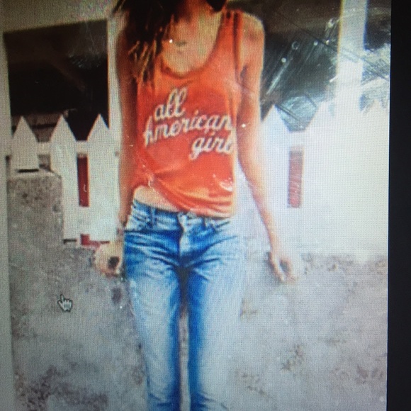 Wildfox Couture All American Girl Tank Top S