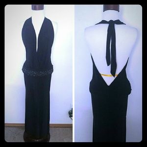 ~*SOLD!*~ Gorgeous Long Black Evening Gown