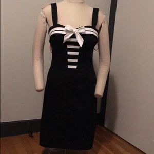 Betsey Johnson fitted sailor pin-up dress