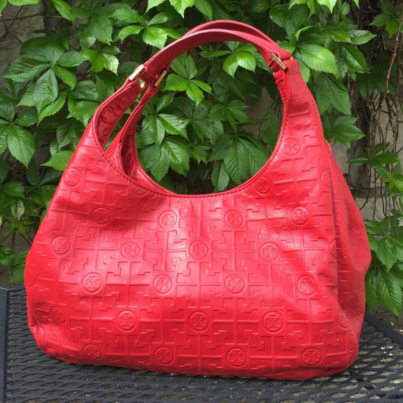 Tory Burch "Dafina" Embossed Hobo