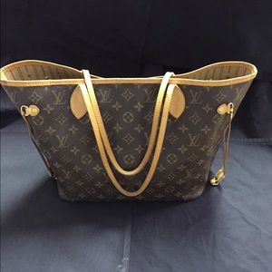 Authentic Louis Vuitton Never Full Tote