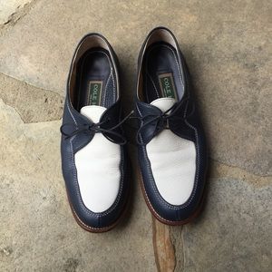 Cole Haan Loafers, Blue and White, size 8