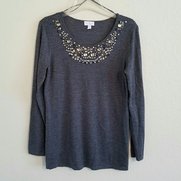 Gray Maternity Top