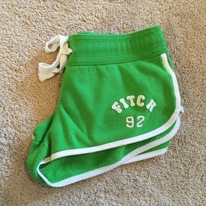 Abercrombie & Fitch green shorts