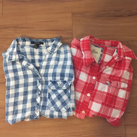 Bundle of 1 Forever21 and 1 Hollister Button down! - Picture 1 of 1